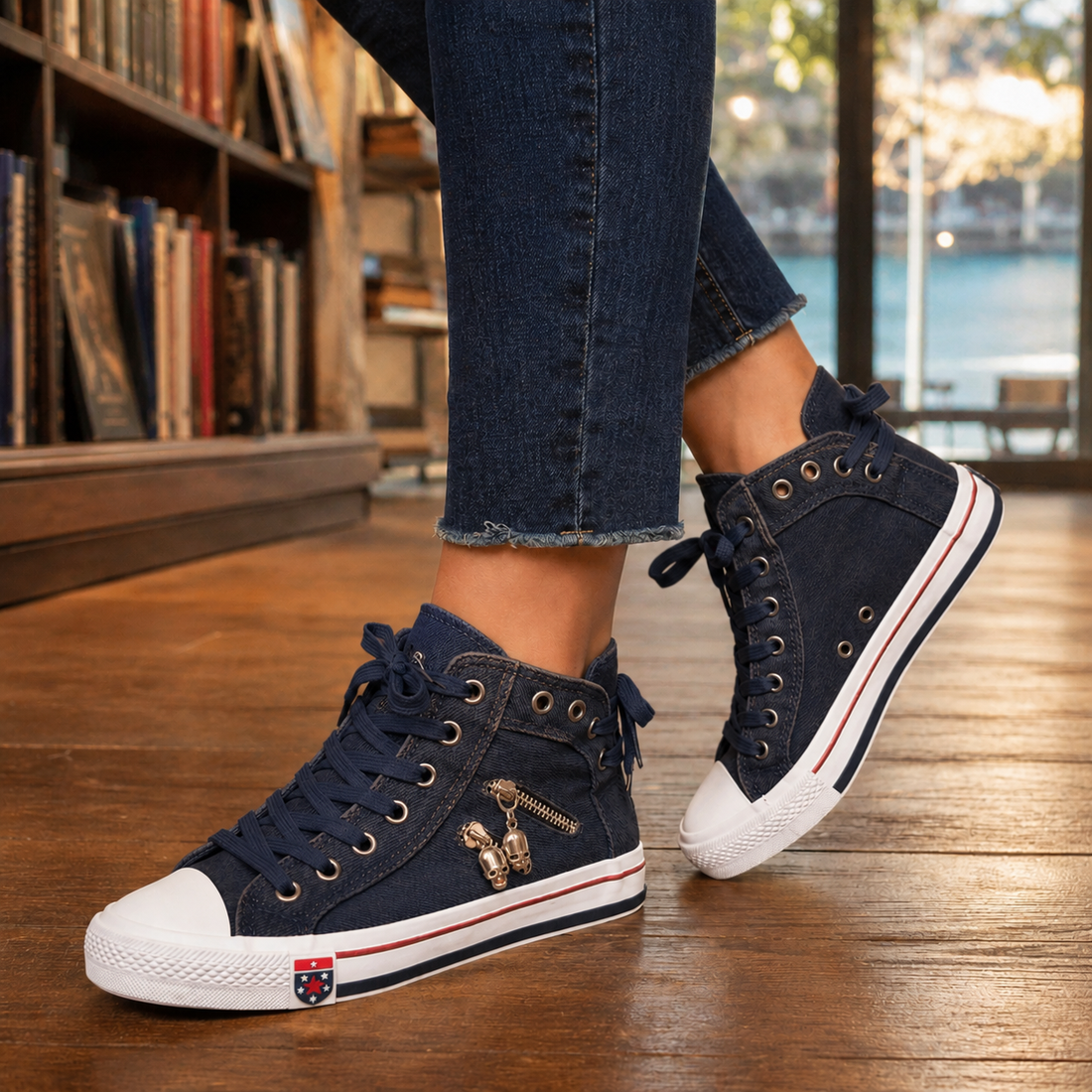 Agnelli Orthopedic Sneakers - Navy