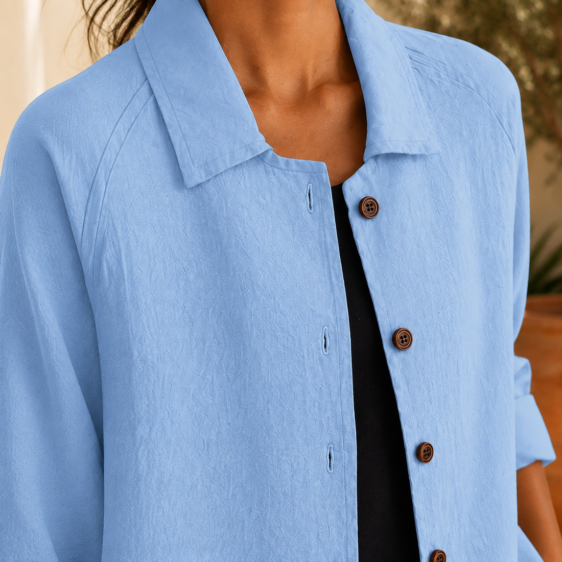 Elowen Collared Jacket - Lead Product Detail