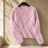 Maylis-Louise Sequin Sweater - Pink