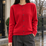Astrid-Kate Wool Cardigan - Red
