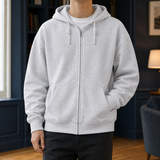 Griffin Hooded Hoodie - Light Gray