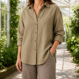 Pippa Relaxed Shirt - Khaki