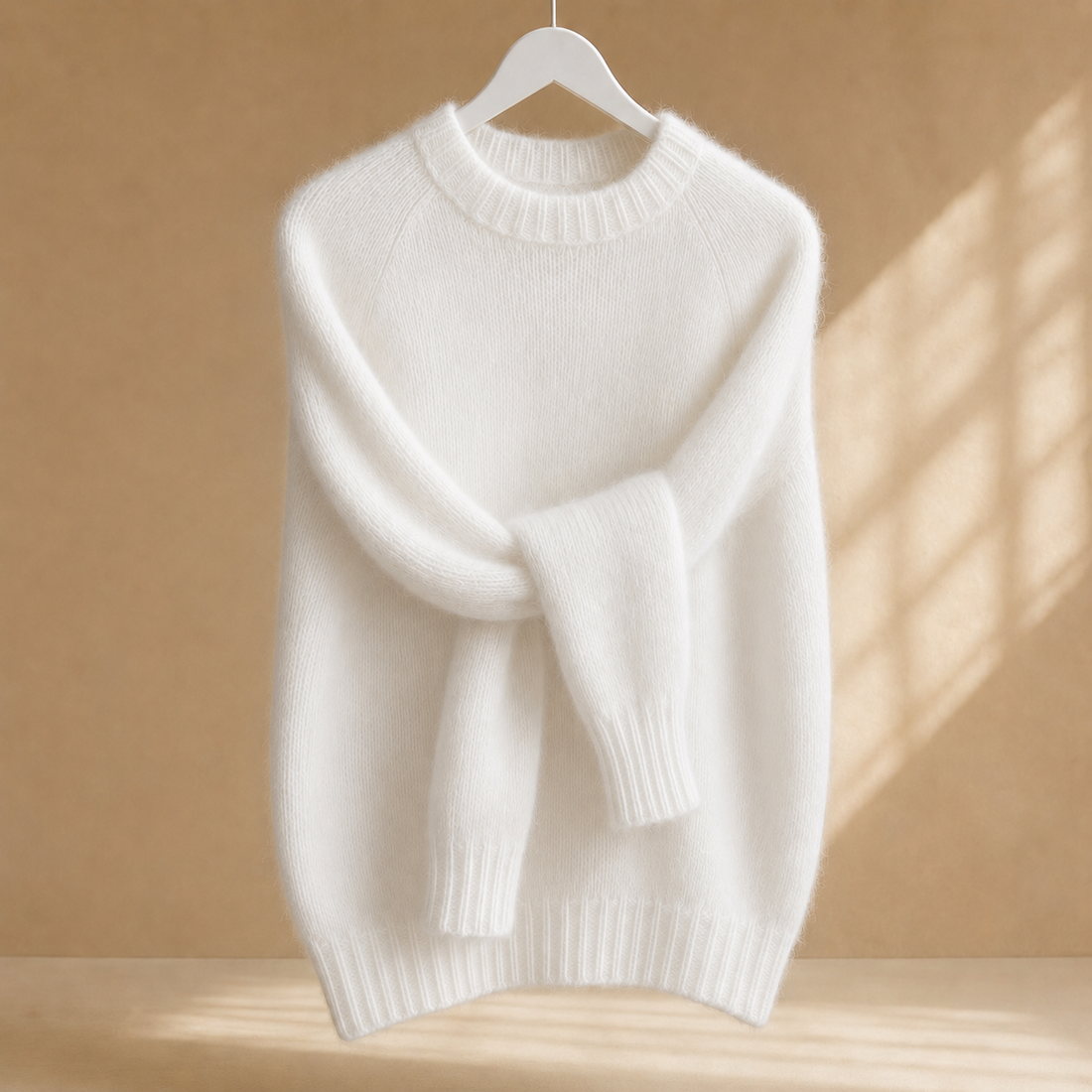 Tabitha-Jade Brushed Sweater - White