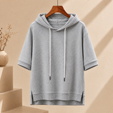 Laurent Short Sleeve Hoodie - Gray