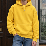 Jocelyn Relaxed Cotton Hoodie - Yellow
