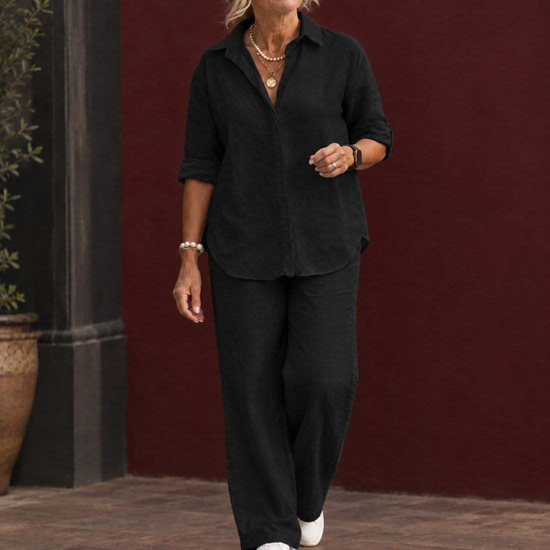 Autumn Relaxed Set - Black