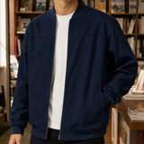 Alaric Bomber Jacket - Dark Blue