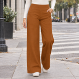 Ada-Jane Straight Leg Pants - Chocolate
