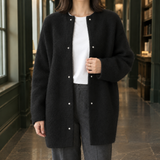 Karen Brushed Cardigan - Black