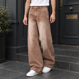 Arend Wide-Leg Jeans - Coffee Brown