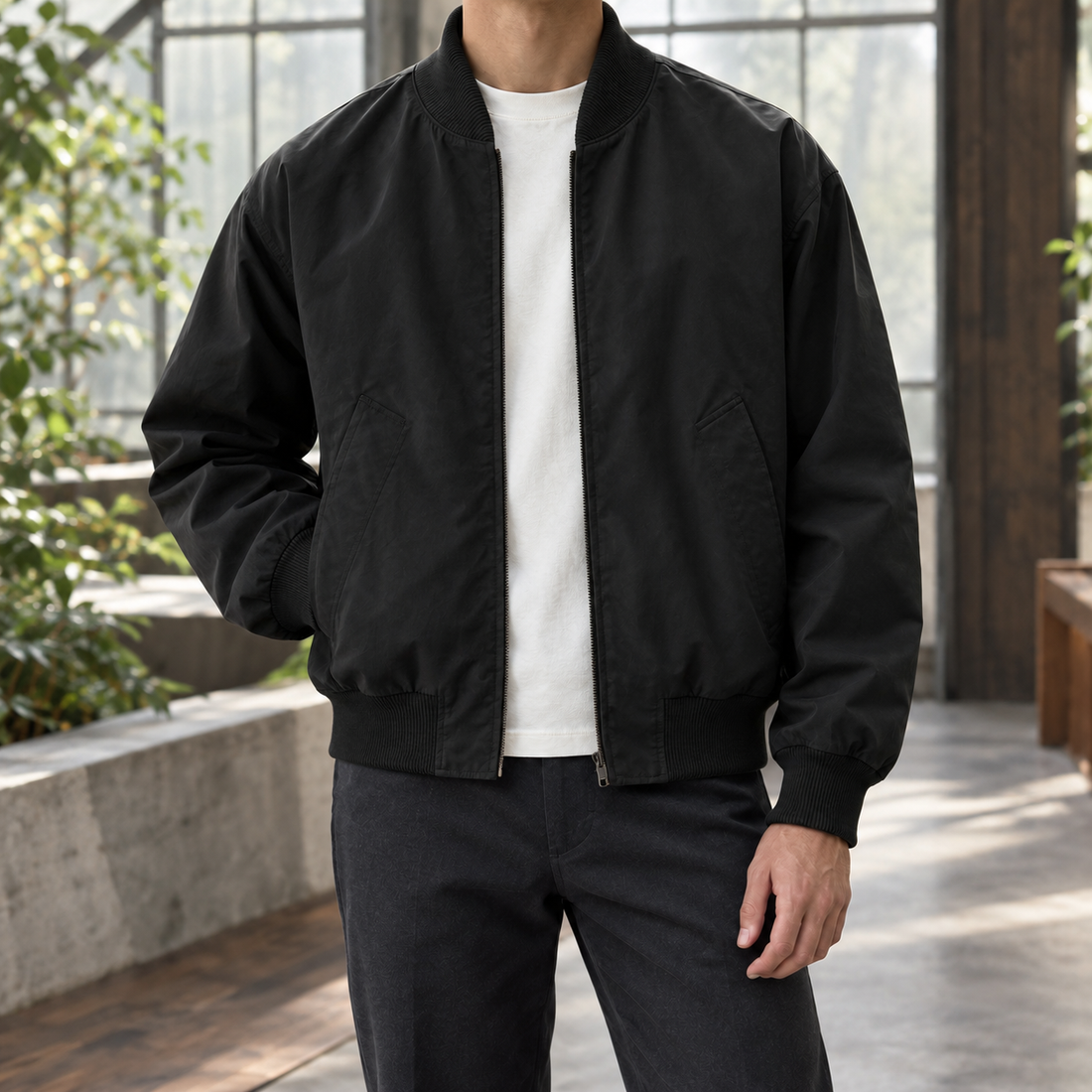 Duarte Bomber Jacket - Black