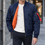 Tancred Bomber Jacket - Blue