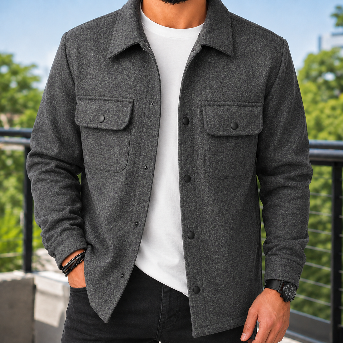 Maxim Utility Jacket - Dark Gray