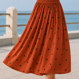 Celine Midi Skirt - Orange