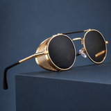Severin Side-Shield Sunglasses - Gold