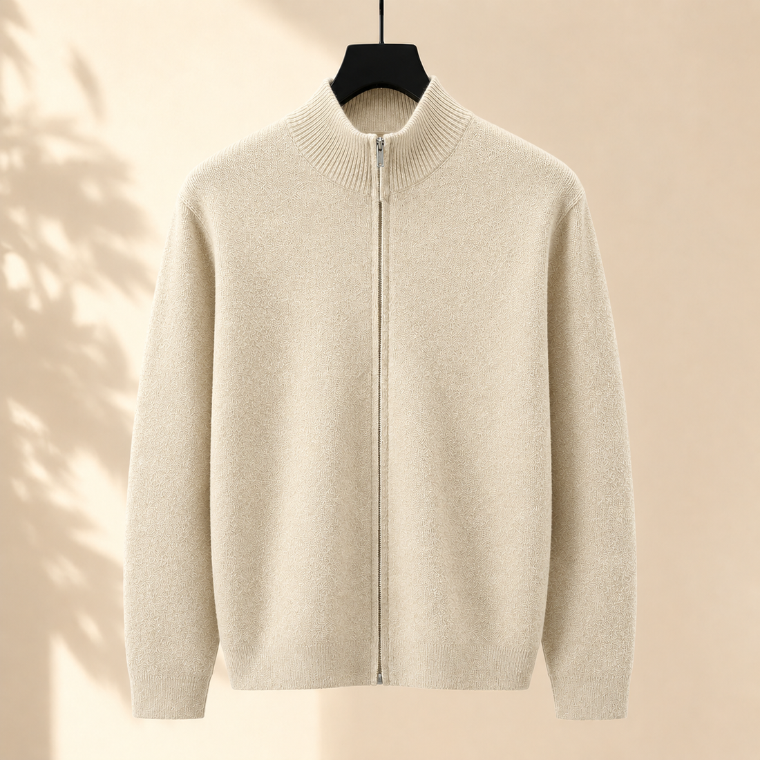 Robert Zip Sweater - Off White
