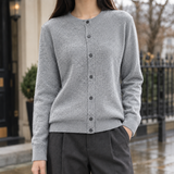 Astrid-Kate Wool Cardigan - Gray