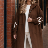 Aurore Hooded Jacket - Brown