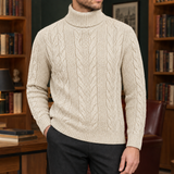 Arnaud Cable Knit Sweater - Beige