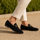 Corvino Horsebit Loafers - Black