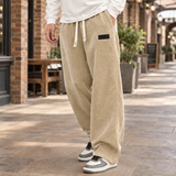 Patrick Wide Leg Pants - Khaki