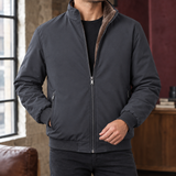 Malcolm Stand Collar Jacket - Gray
