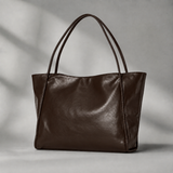 Cabrini Vintage Tote Bag - Dark Brown
