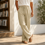 Ulric Wide-Leg Pants - Khaki
