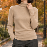 Roseline-Louise Turtleneck Sweater - Camel
