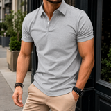 Evander Slim Polo - Gray