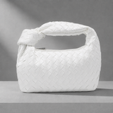 Chianti Woven Mini Handbag - White