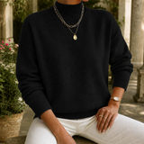 Marcella Mock Neck Sweater - Black