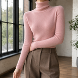 Genevieve-Rose Cashmere Sweater - Pink