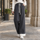 Modesty Wide Leg Pants - Dark Gray