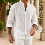 Carter Henley Shirt - White