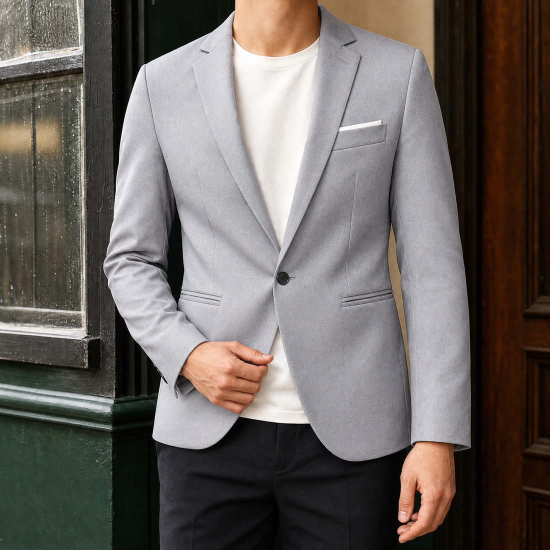 Eldric Tailored Jacket - Gray