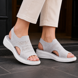 Angelini Platform Sandals - Gray