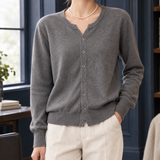 Raven Relaxed Cardigan - Gray