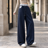 Hazel-Jade Wide Leg Pants - Navy Blue
