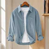 Quentin Corduroy Shirt - Light Blue