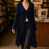 Alba-Faye Longline Sweater - Blue