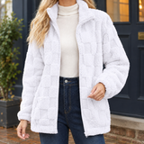 Kelsey Textured Jacket - White