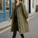Ramona Hooded Overcoat - Green