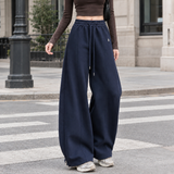 Stella-Skye Wide Leg Pants - Navy Blue