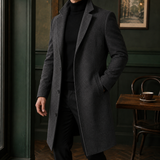 Thaddeus Tailored Overcoat - Dark Gray