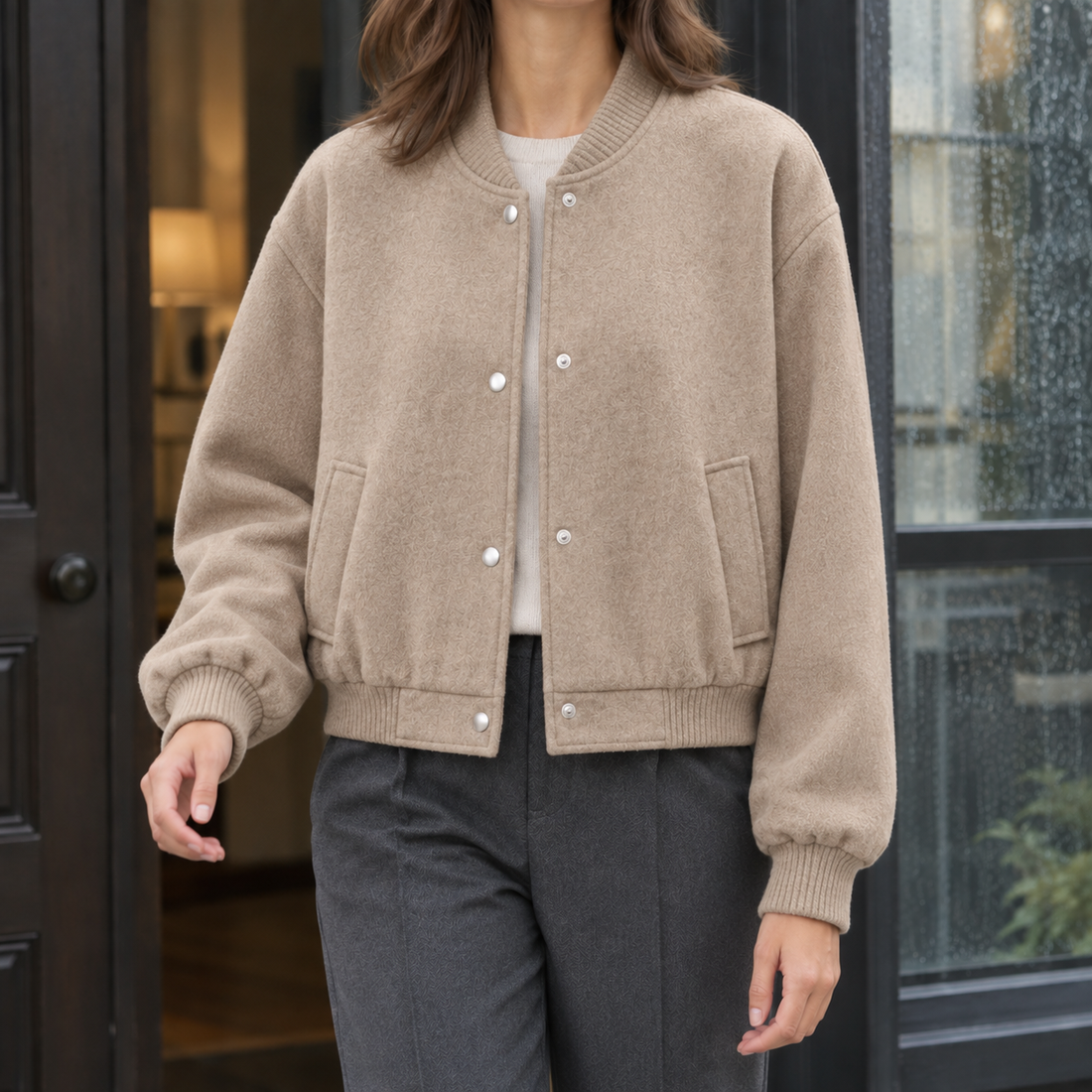 Aiglon Bomber Jacket - Camel