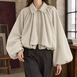 Manon-Elise Balloon Jacket - Khaki