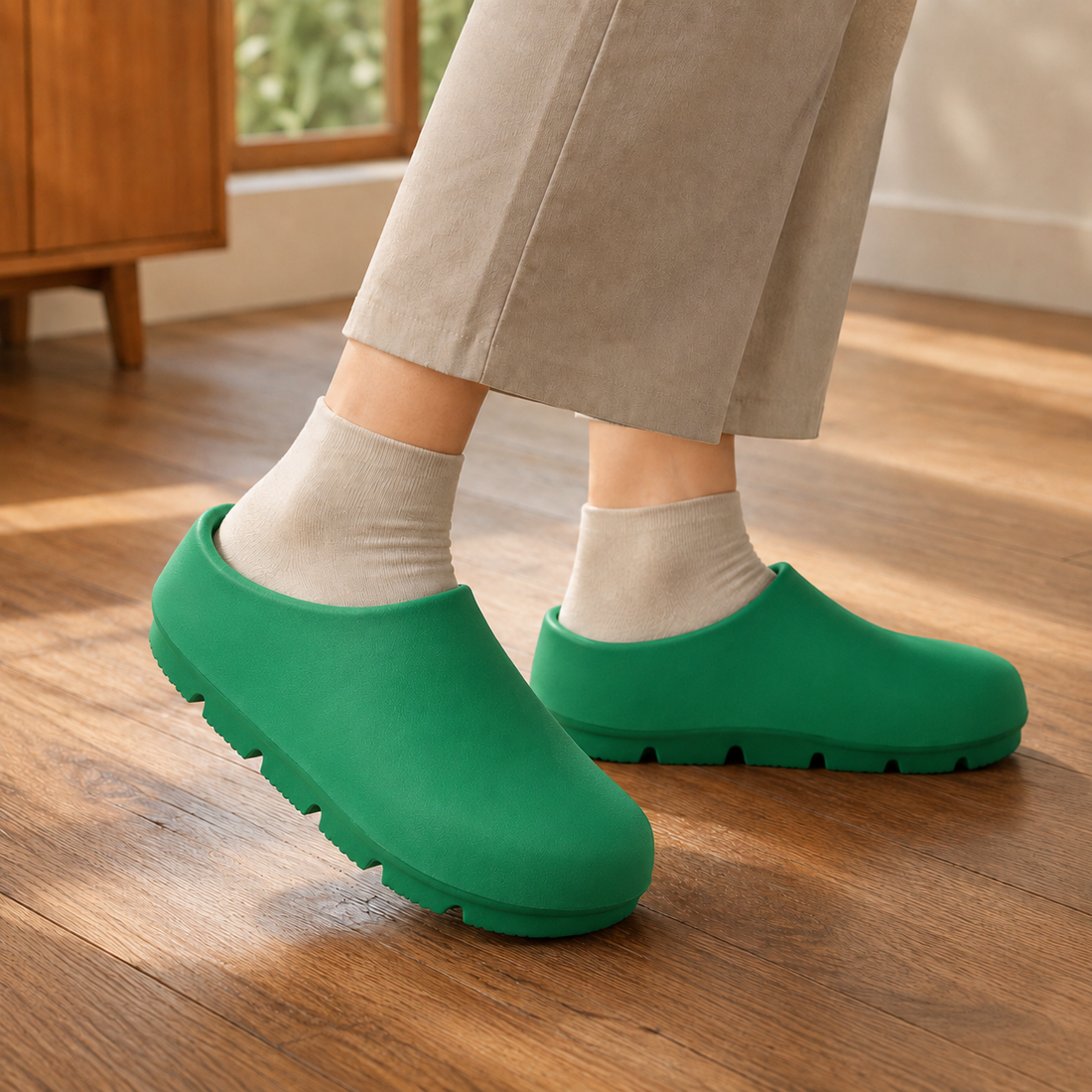 Agrigento Orthopedic Shoes - Small Tungsten Green