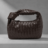 Chianti Woven Mini Handbag - Dark Brown
