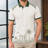 Alphonse Tunisian Polo - Ivory Green